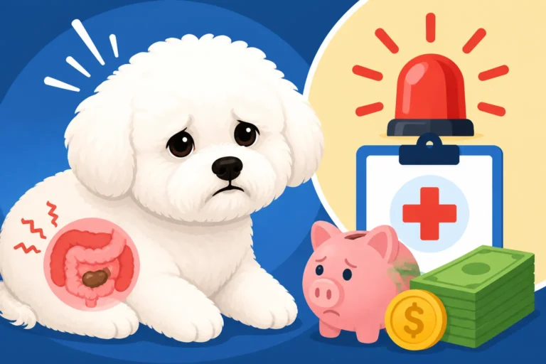 What a Bichon Frise's Emergency Blockage Costs