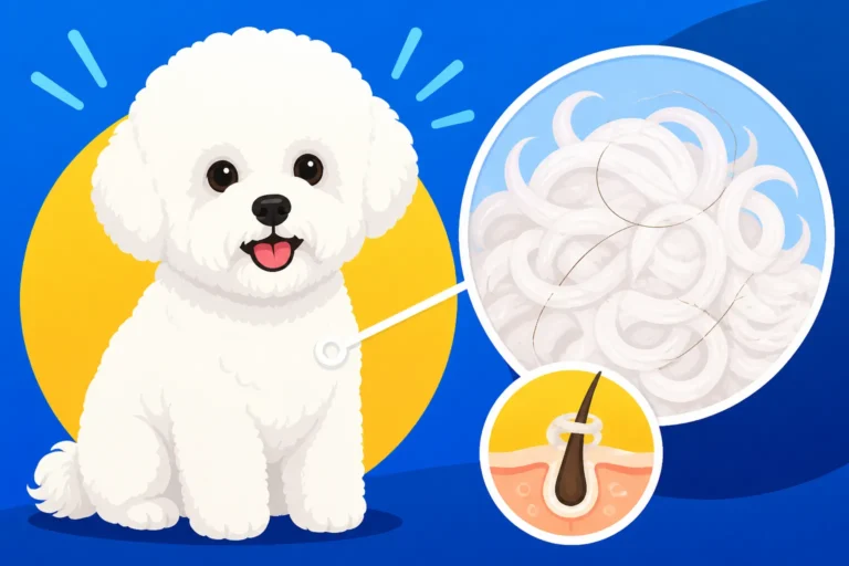 Why a Bichon Frise's Shed Hair Stays in the Coat
