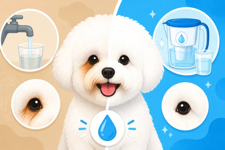 Whether Filtered Water Reduces a Bichon Frise's Staining