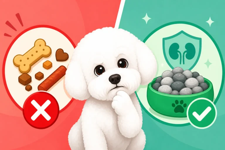 Whether Treats Ruin a Bichon Frise's Stone Diet