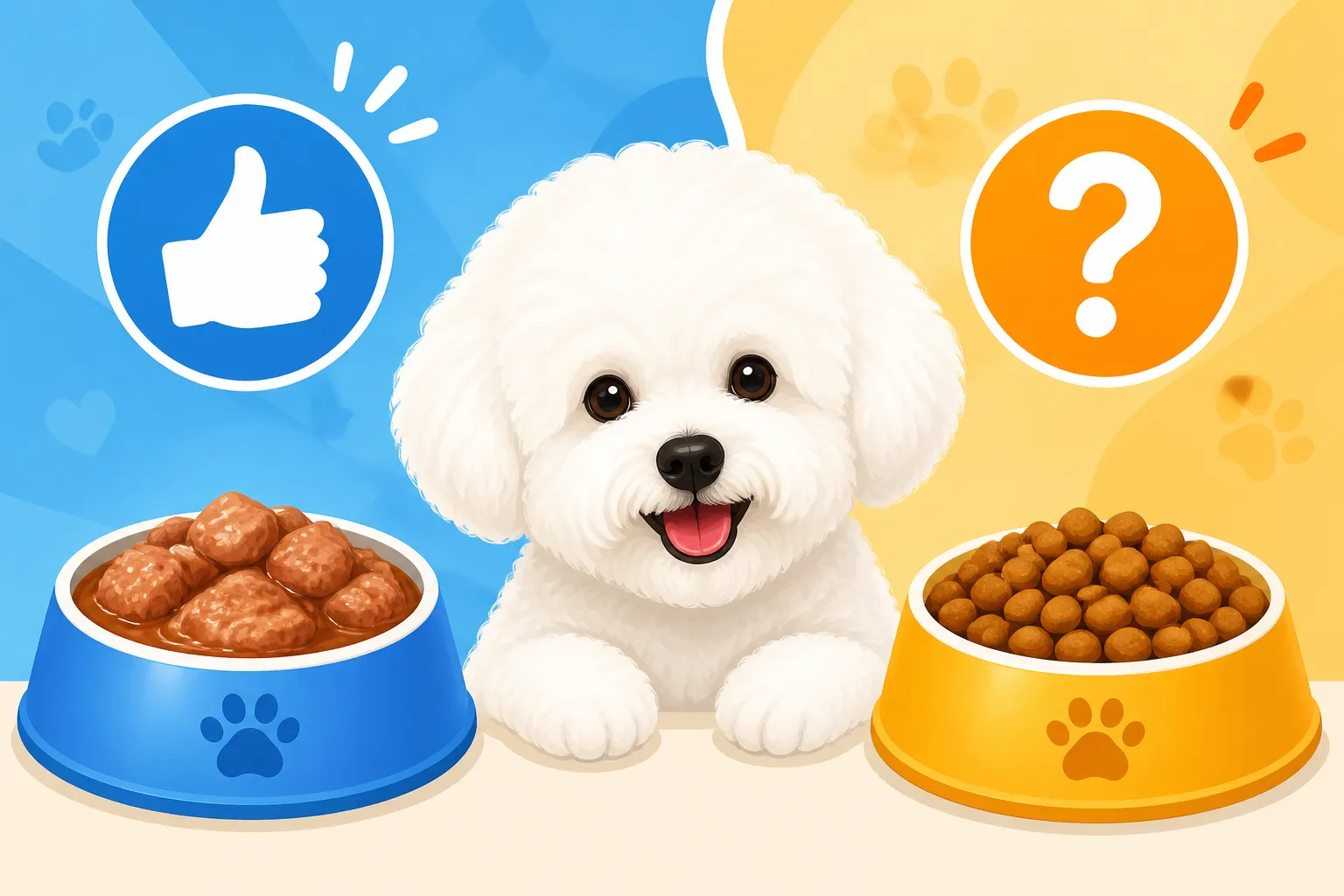 Whether Wet Food Suits a Bichon Frise Better