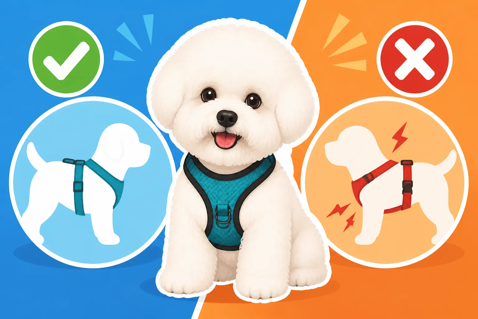 Whether a Harness Mats a Bichon Frise