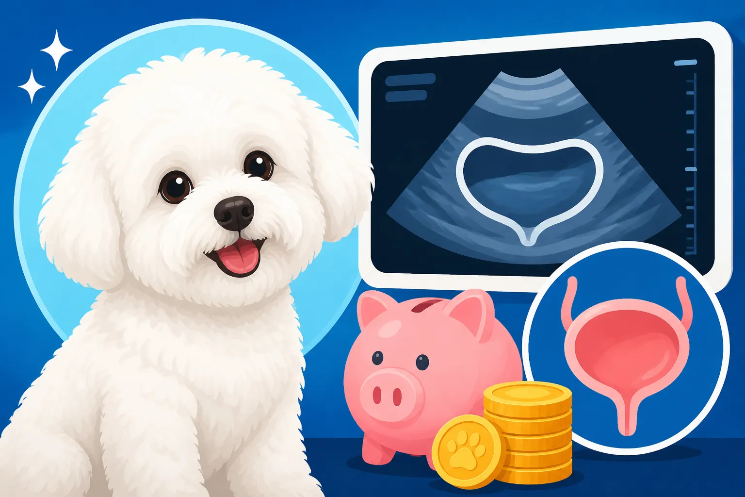 What Yearly Bladder Imaging Costs on a Bichon Frise