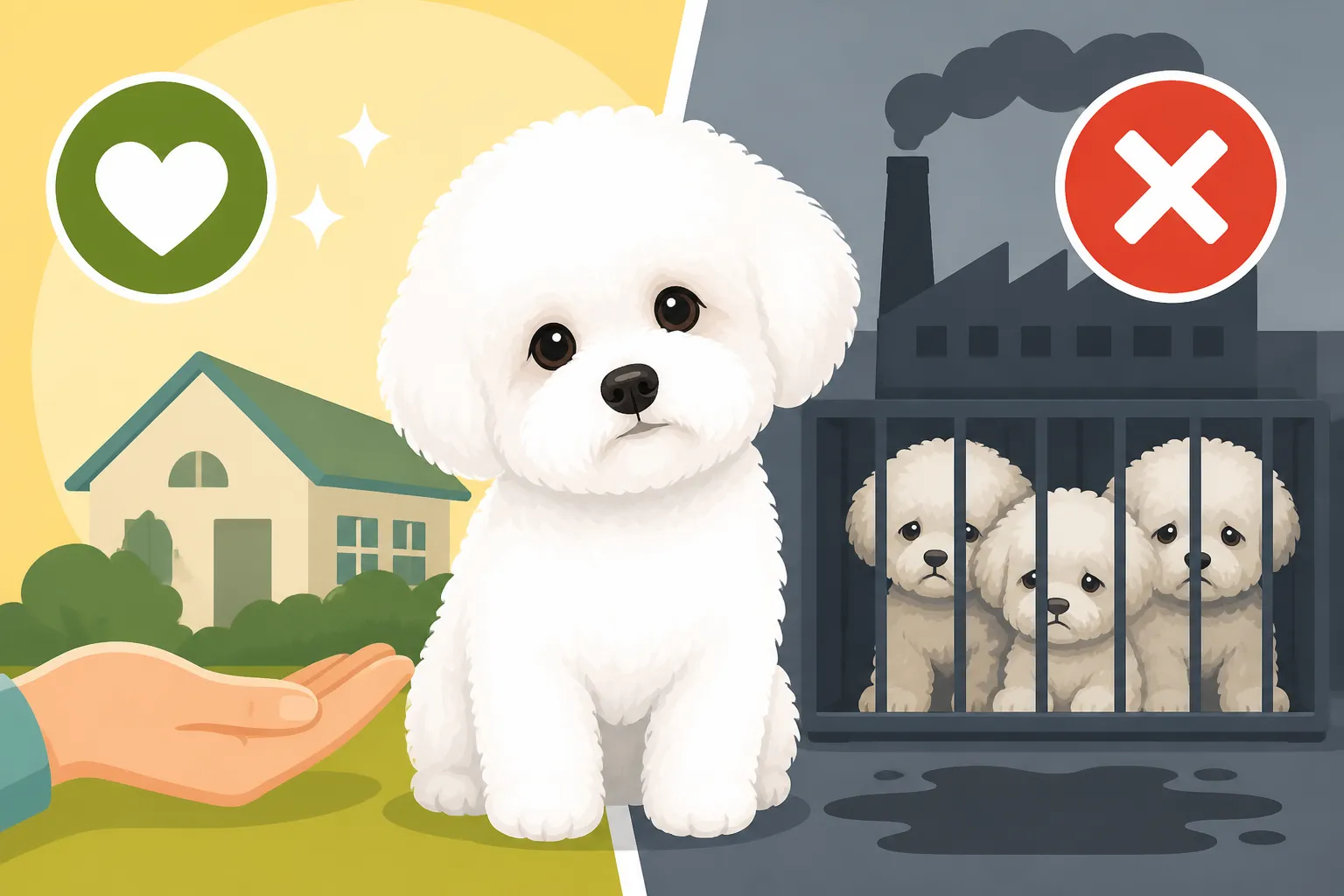 Whether a Cheap Bichon Frise Is a Mill Dog