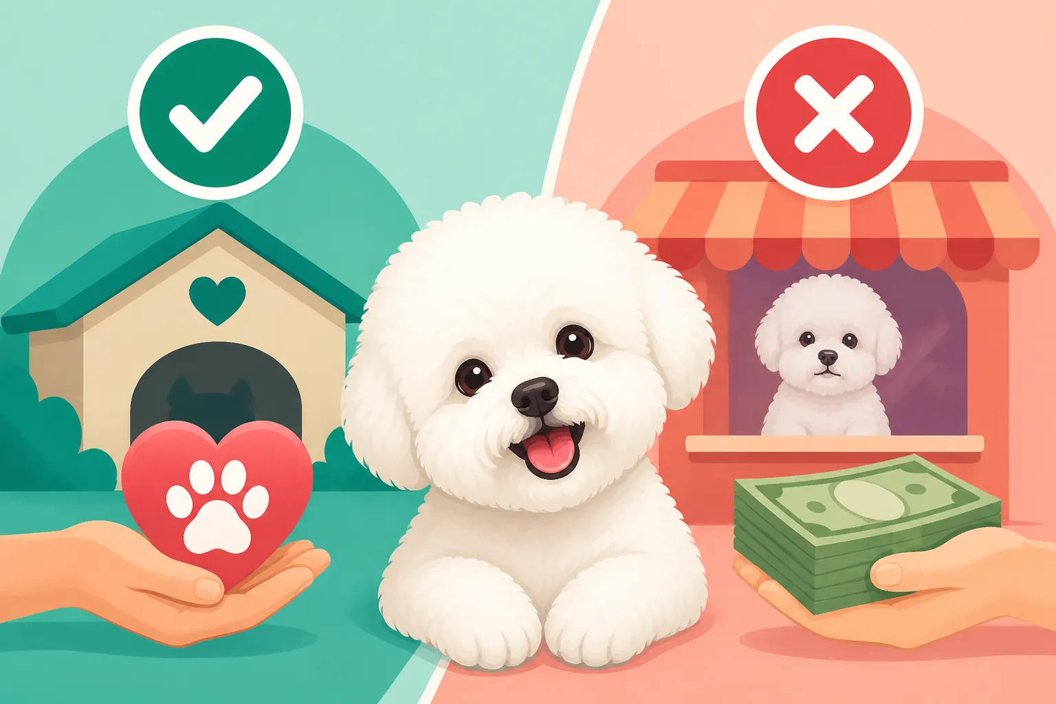 Whether Adopting a Bichon Frise Costs Less