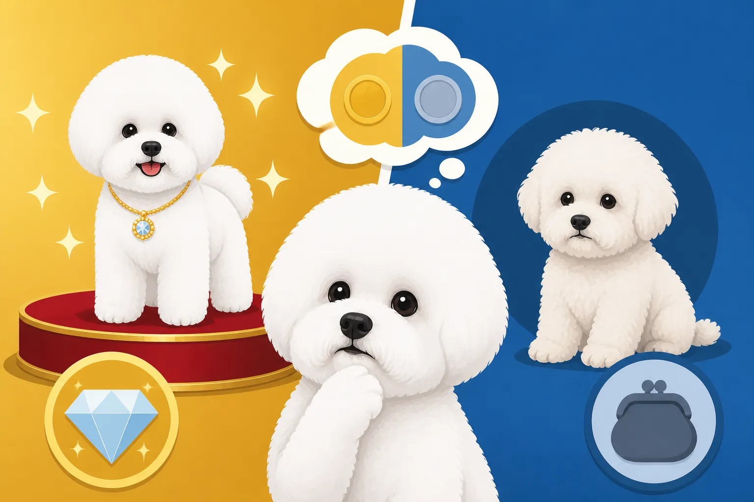 Whether a Show Quality Bichon Frise Costs More