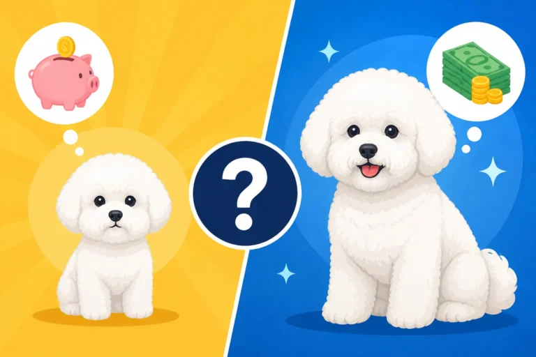 Whether a Smaller Bichon Frise Costs More