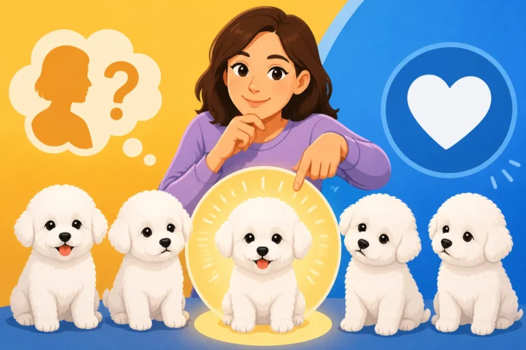 Whether a Bichon Frise Breeder Picks the Puppy