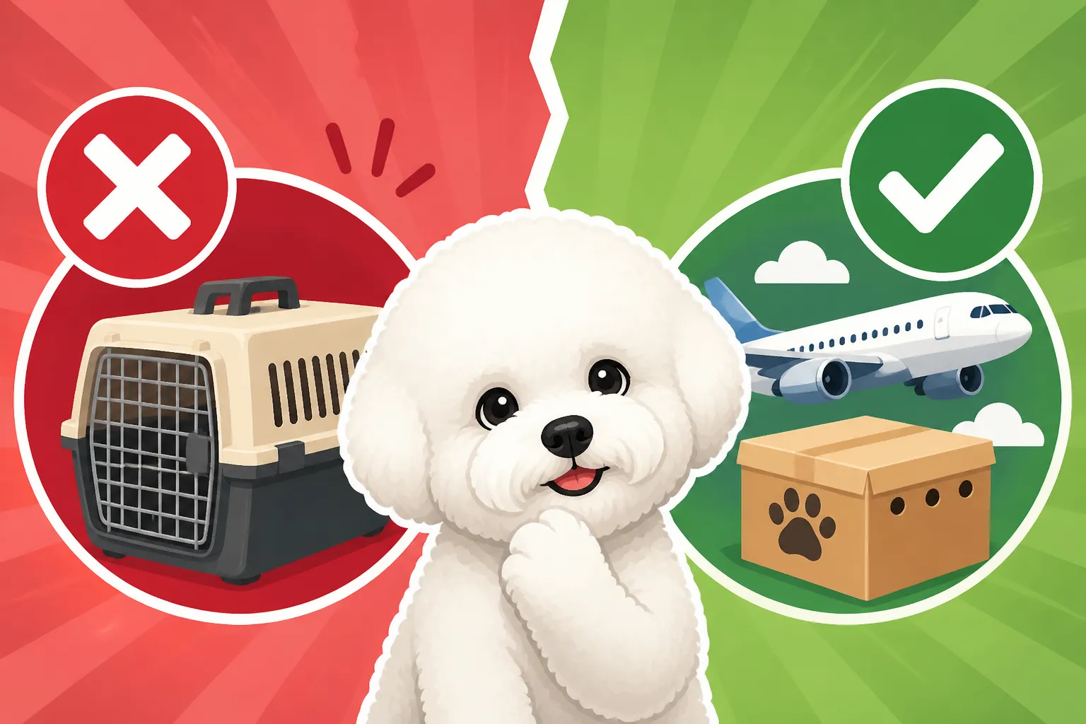 Whether a Bichon Frise Should Be Shipped