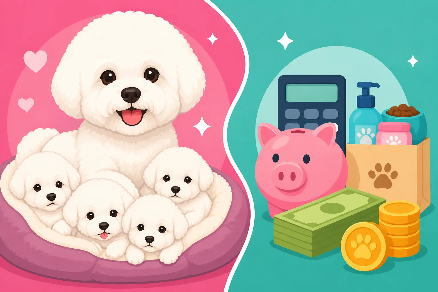 What Raising a Bichon Frise Litter Costs