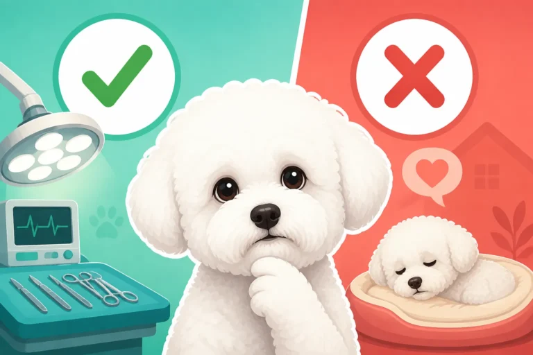 Whether a Bichon Frise Owner Should Cap the Surgeries