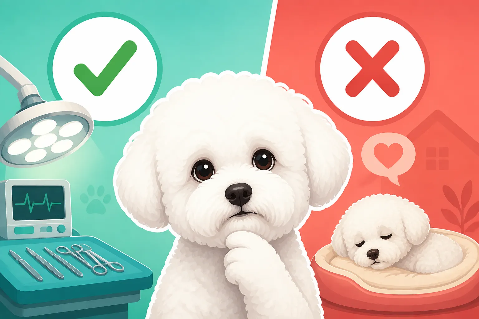 Whether a Bichon Frise Owner Should Cap the Surgeries