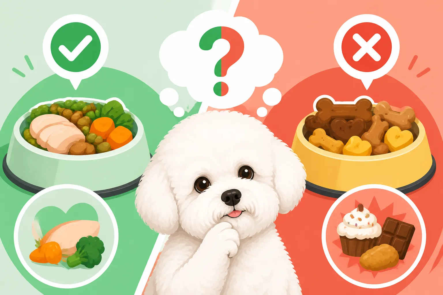 Whether a Bichon Frise Needs Treats That Match the Diet