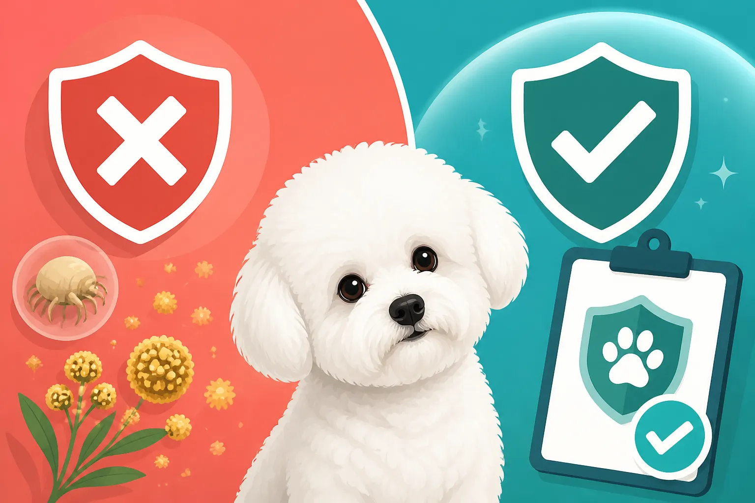 Whether Allergies Are Excluded on a Bichon Frise Policy