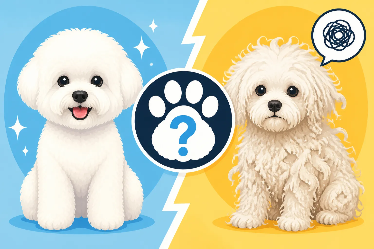 Whether a Bichon Frise Starts Matting at Nine Months