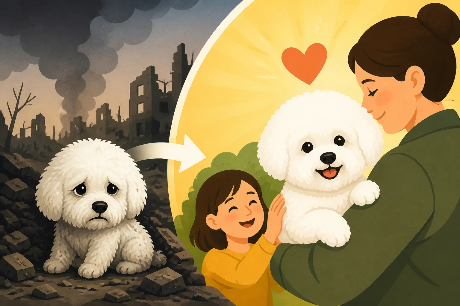 How the Bichon Frise Was Rescued After the Wars
