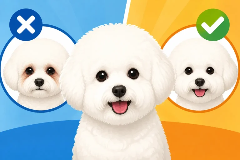 Whether a Bichon Frise Needs Black Eye Rims