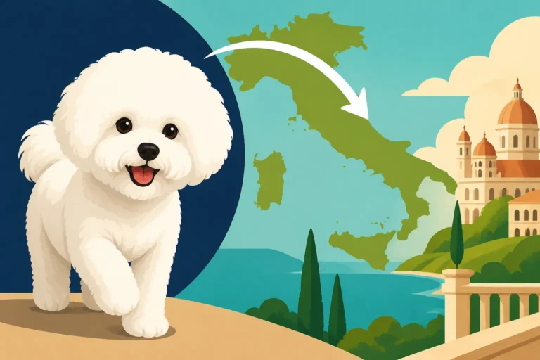Whether the Bichon Frise Reached Italy First