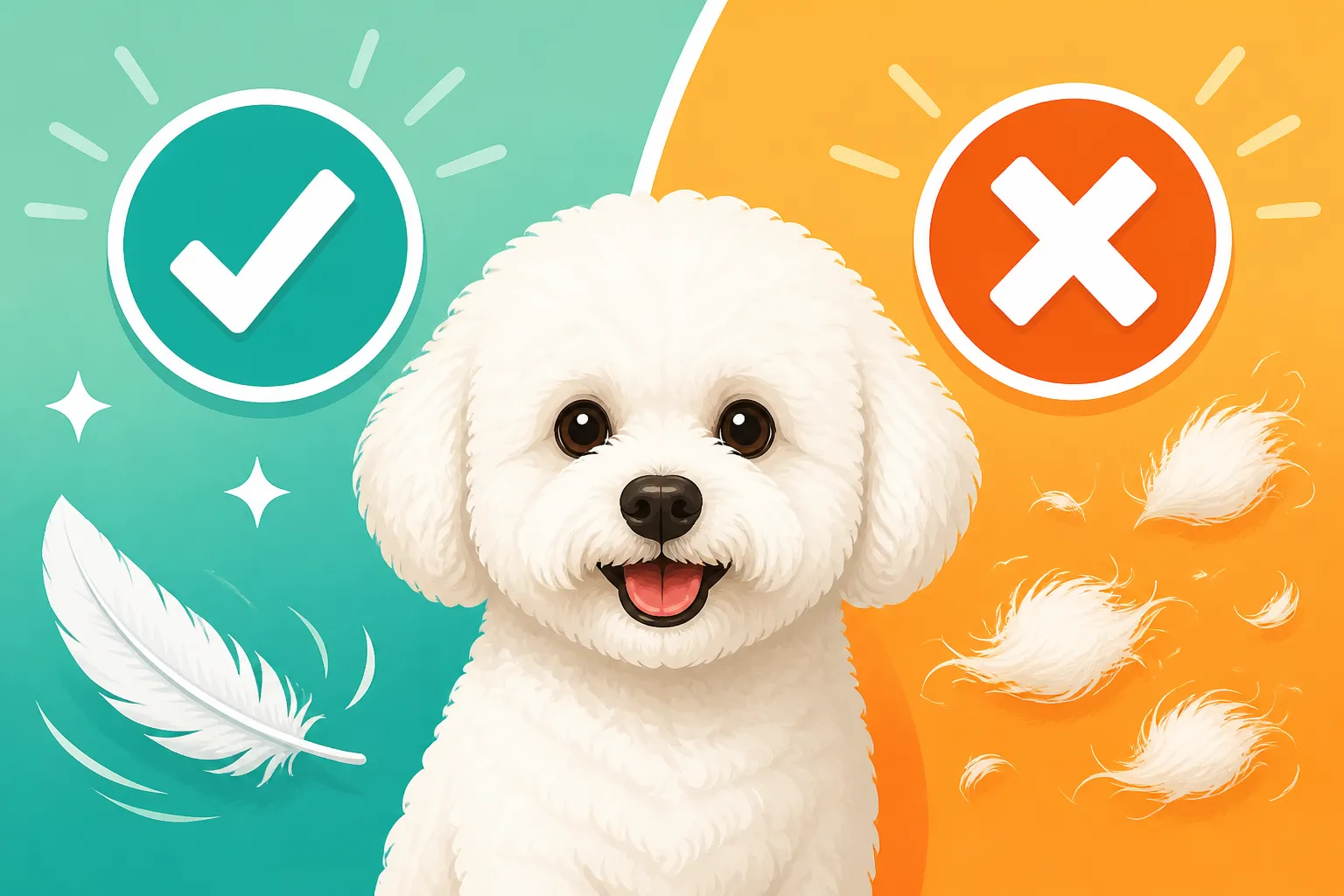 Whether a Bichon Frise Cross Sheds