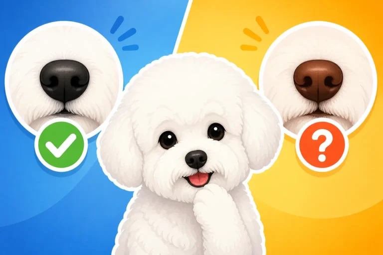 Whether a Bichon Frise Can Have a Brown Nose