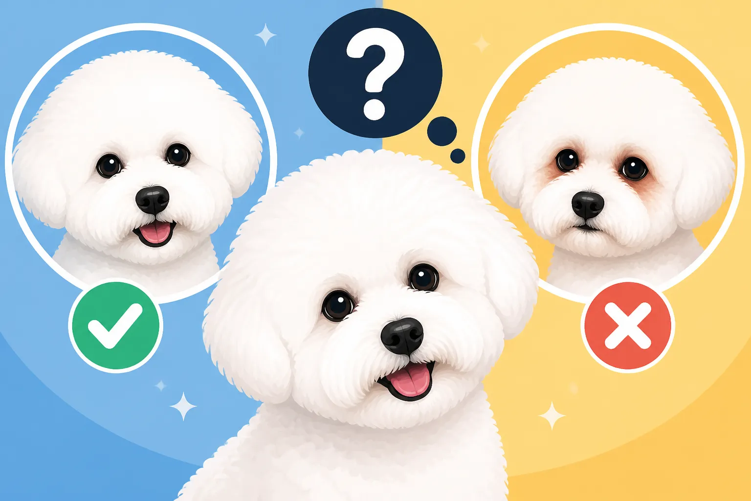 Whether a Bichon Frise Needs Halo Pigment Around the Eyes