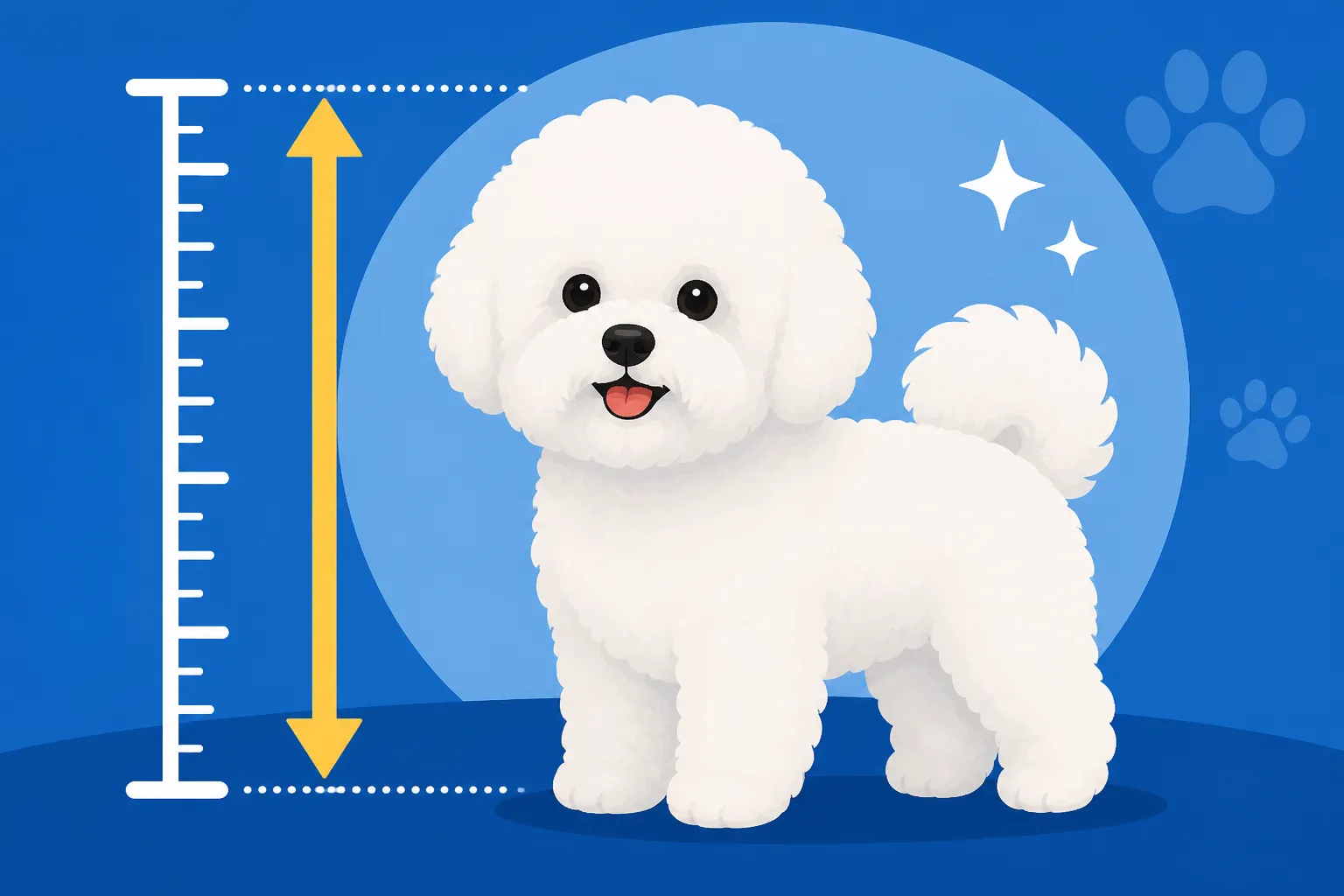 How Tall a Bichon Frise Stands