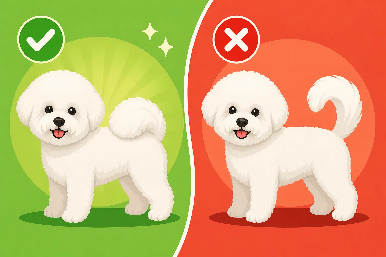 Whether a Bichon Frise's Tail Should Touch Its Back