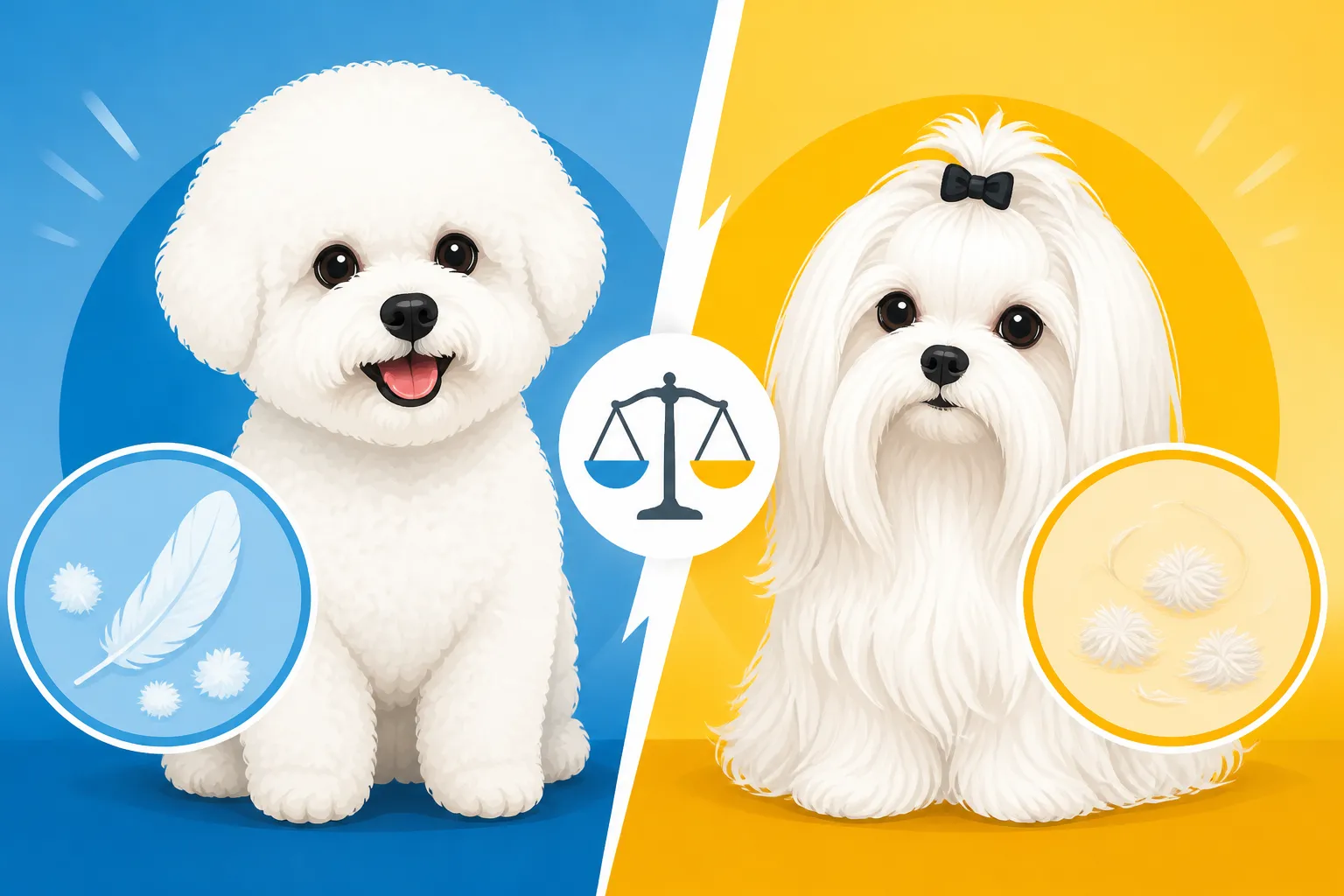 Whether a Bichon Frise Sheds Less Than a Maltese
