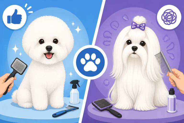 Whether a Bichon Frise Is Easier to Groom Than a Maltese