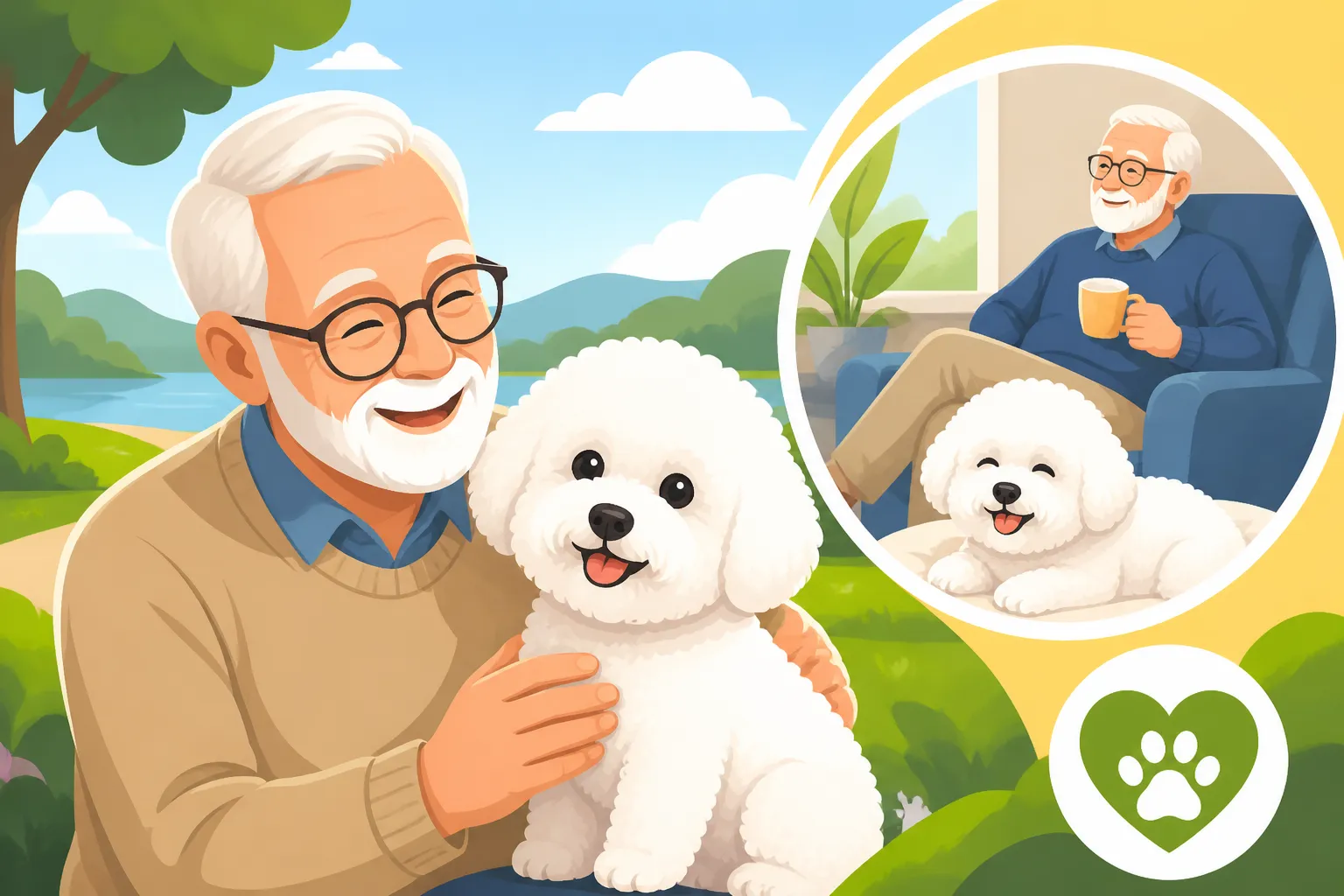 Whether a Bichon Frise Suits a Retired Owner