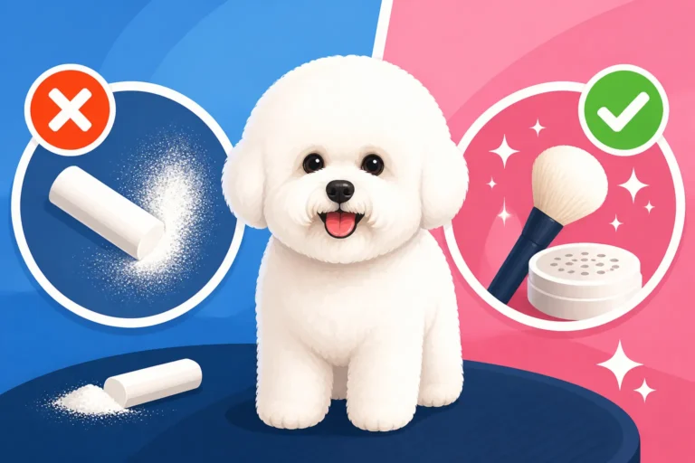 Whether Chalk Is Used on Show Bichon Frises