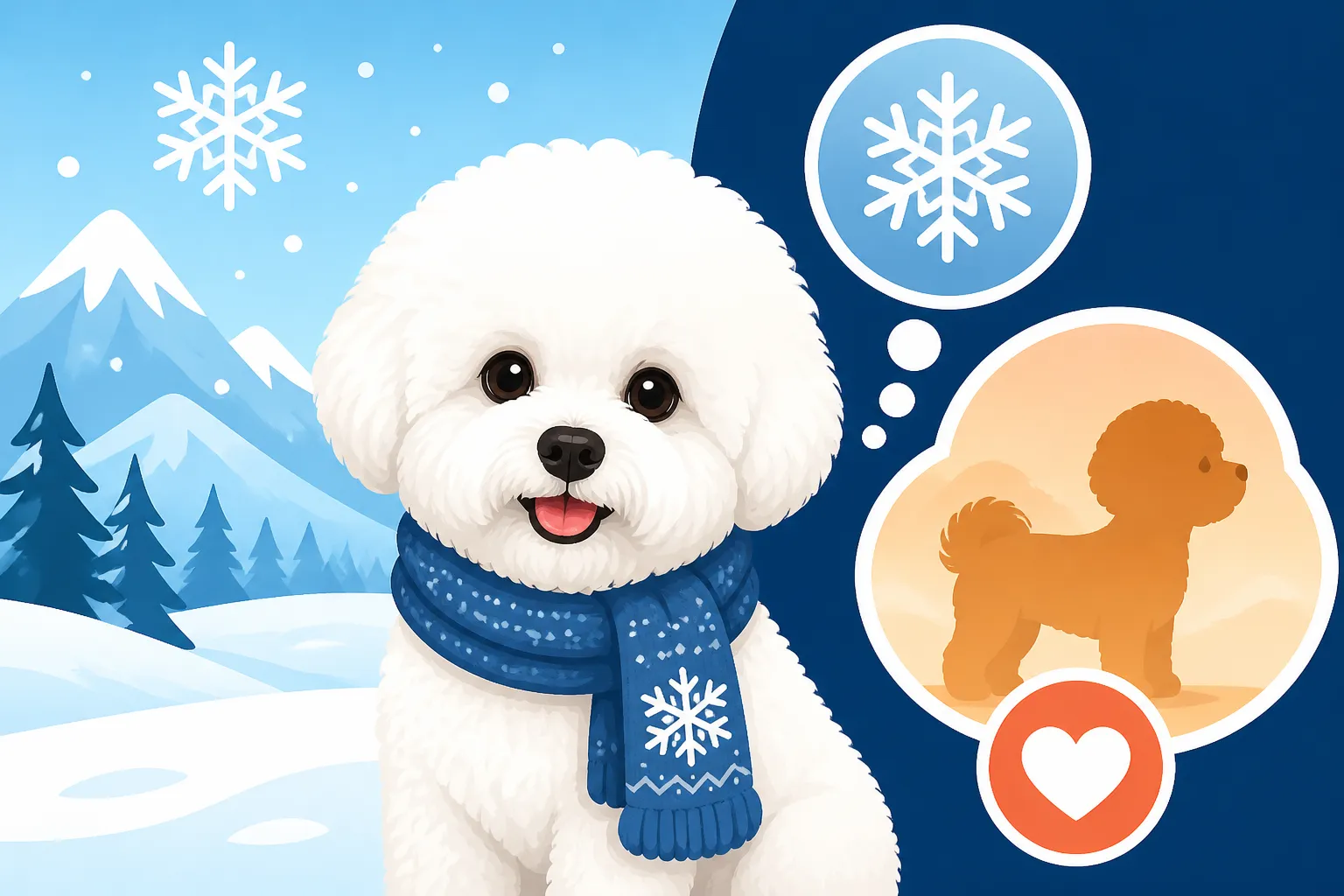 Whether a Bichon Frise Suits a Cold Climate