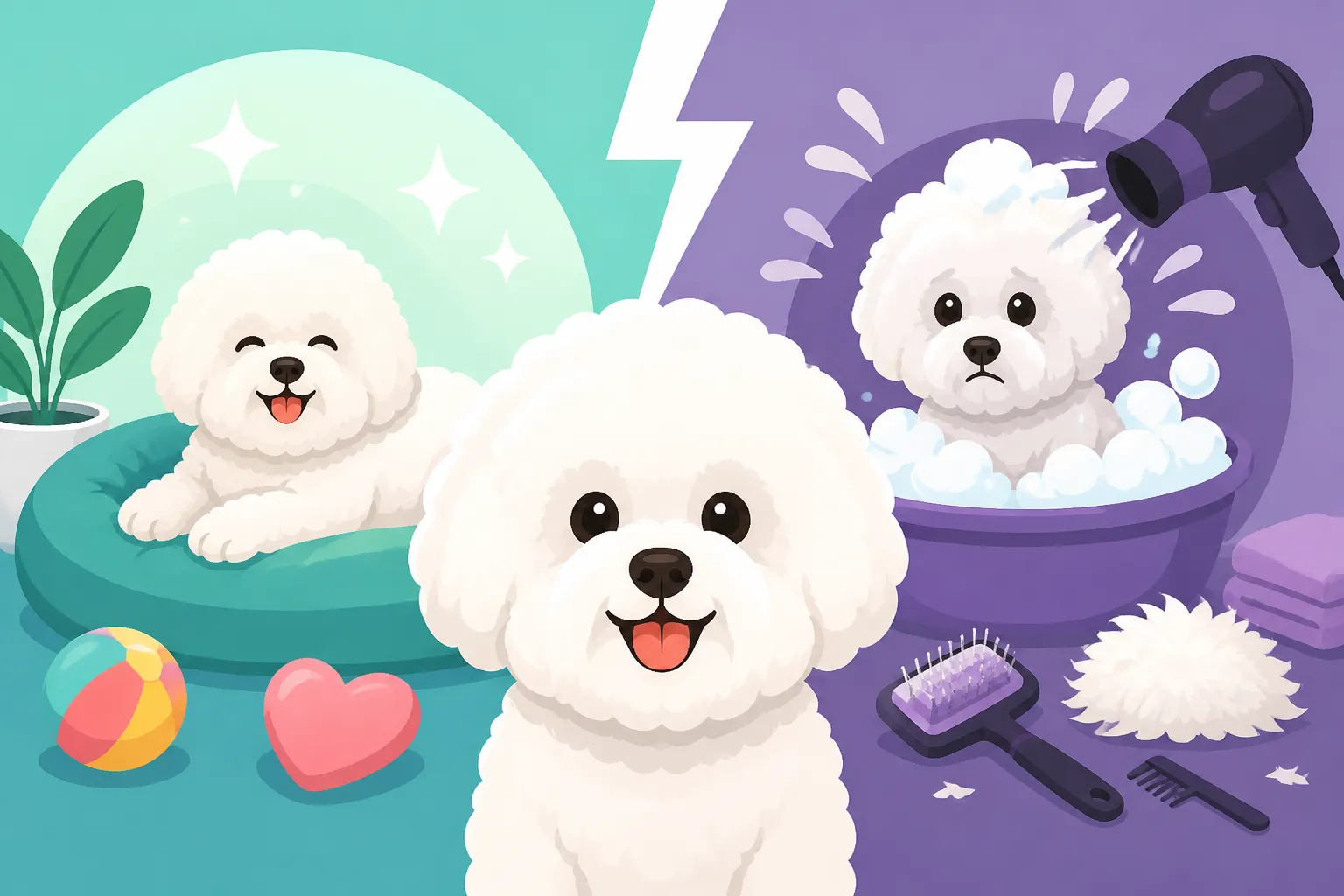 Whether a Bichon Frise Is More Work Than It Looks
