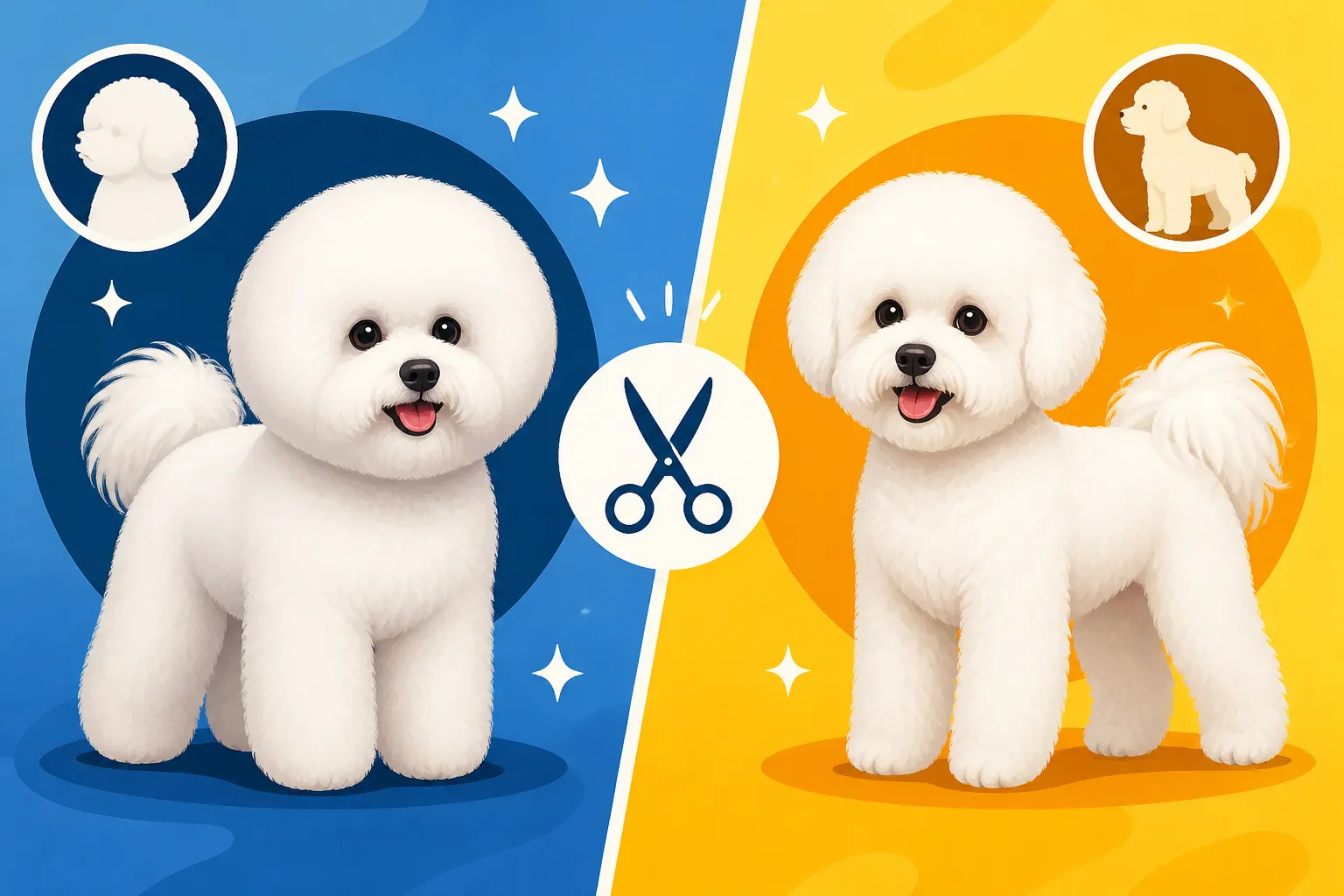 Whether European Bichon Frises Are Trimmed Differently