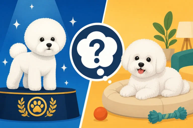 Whether Show Bichon Frises Look Like Pet Ones