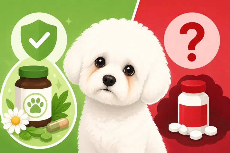 Whether Tear Stain Supplements Are Safe for a Bichon Frise