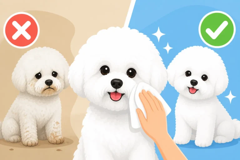Whether Wiping Daily Keeps a Bichon Frise Clean