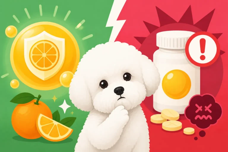 Whether Vitamin C Supplements Harm a Bichon Frise