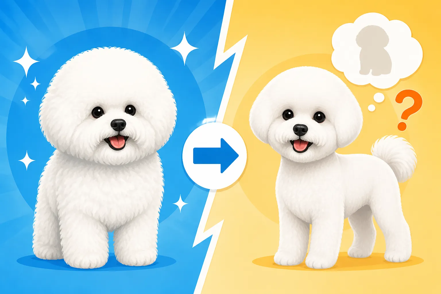 Whether a Clipped Bichon Frise Loses Its Shape