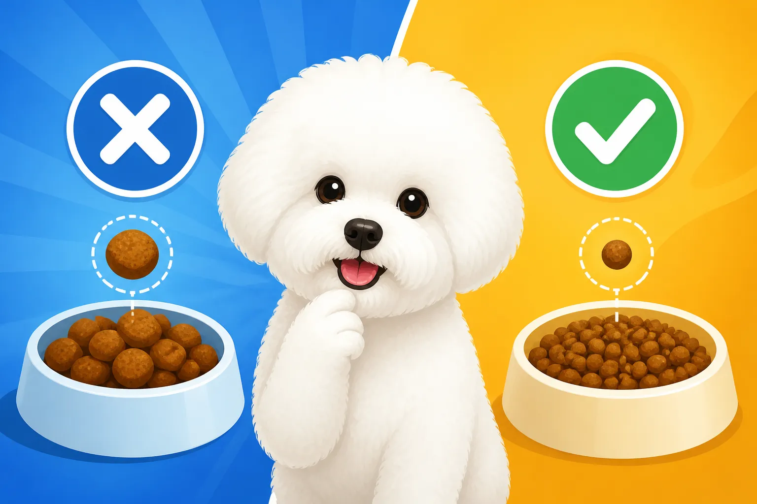Whether a Bichon Frise Needs Small Breed Kibble