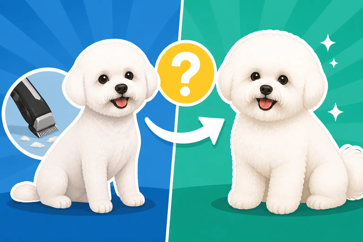 Whether a Clipped Bichon Frise Coat Grows Back the Same