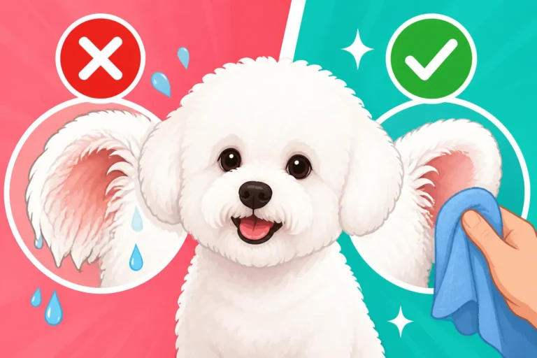 Whether a Bichon Frise Needs Ear Drying After a Bath