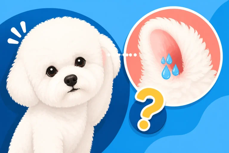 Whether a Bichon Frise's Ears Trap Moisture