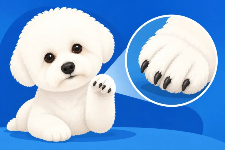 Whether a Bichon Frise's Nails Are Hard to See