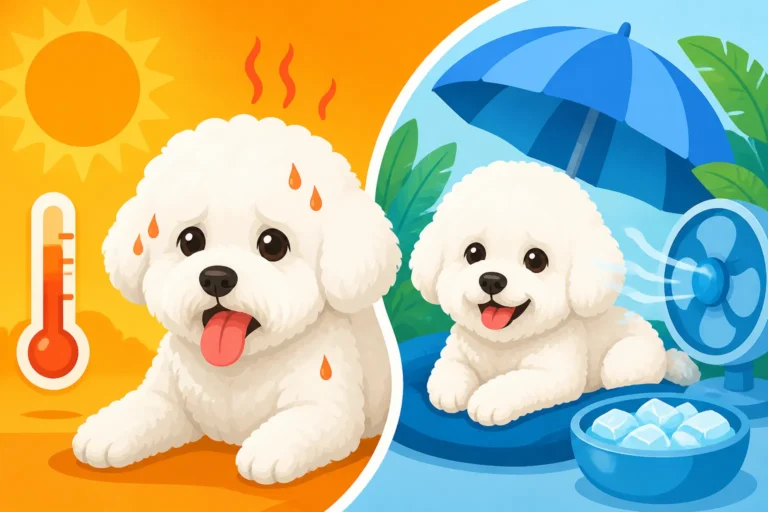 Whether a Bichon Frise Overheats in Summer