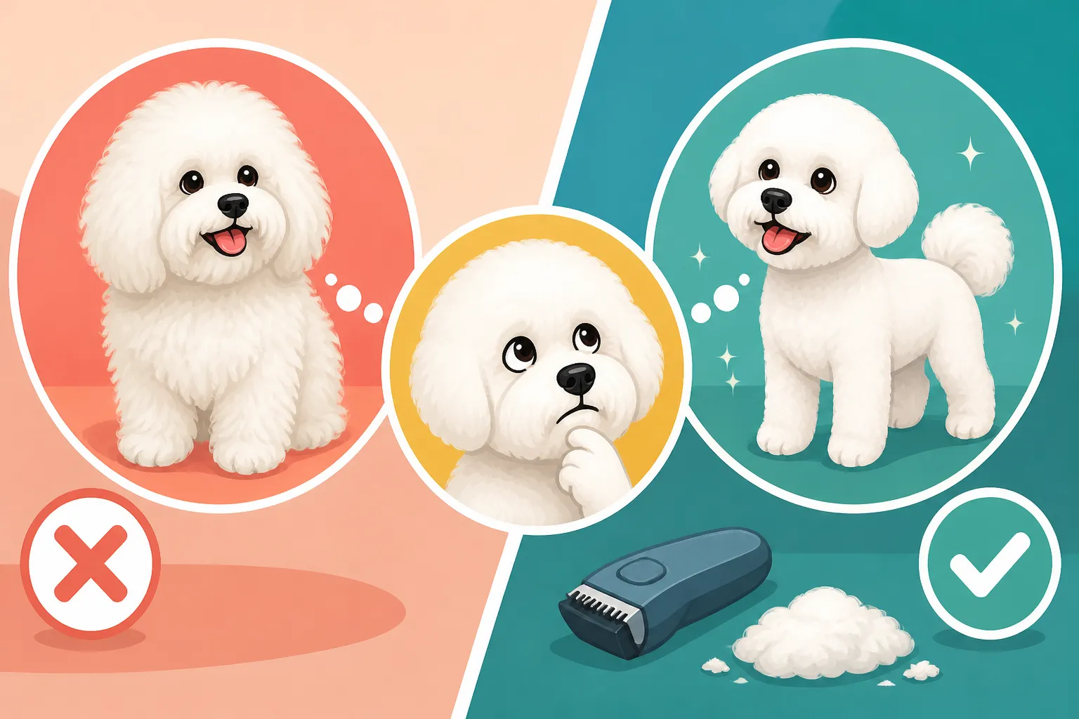 Whether an Old Bichon Frise Should Be Kept Clipped