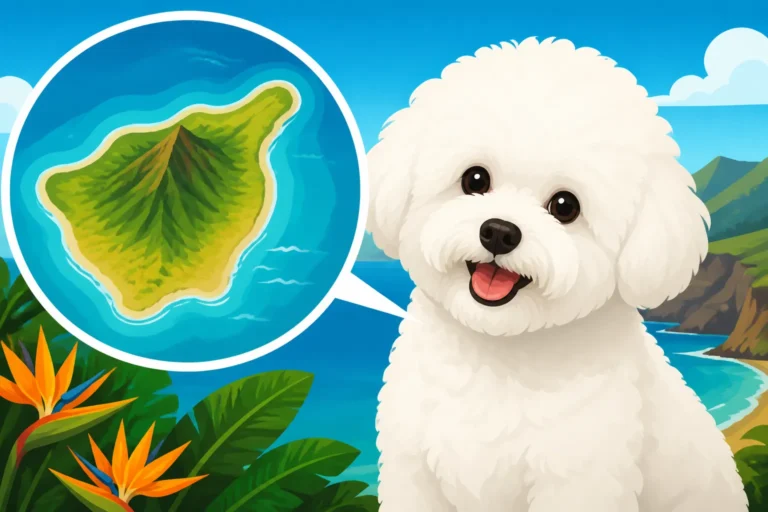 The Canary Island the Bichon Frise Is Named After