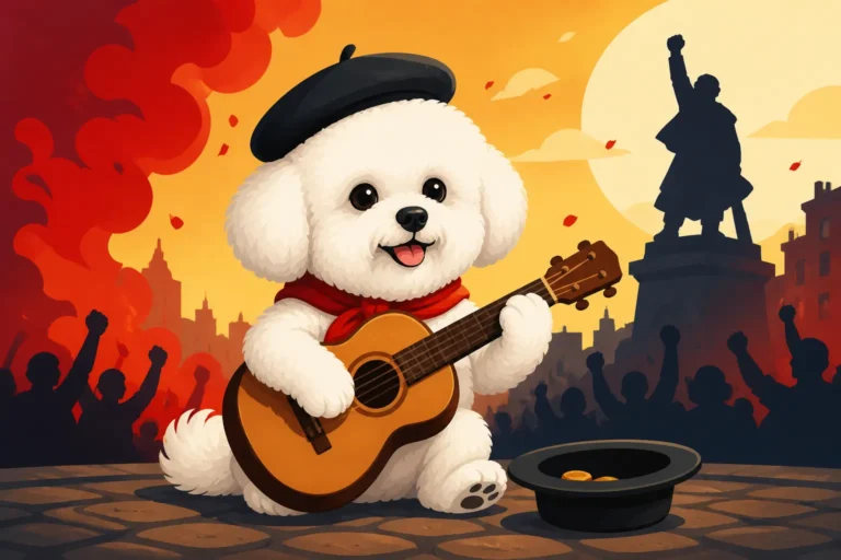 The Bichon Frise Street Performing Years After the Revolution