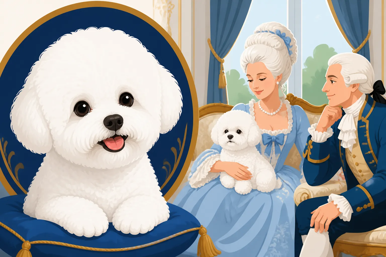 The Household a Bichon Frise Was Bred For