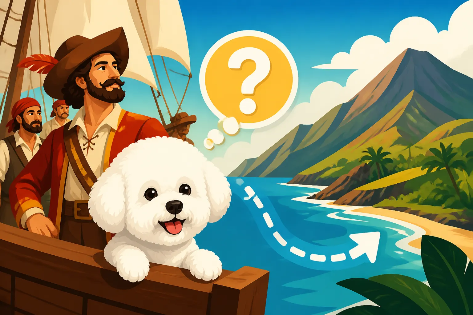Whether Spanish Sailors Took Bichon Frises to Tenerife